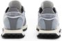 RUN OF Jeans Suède Leren Sneakers Gray Dames - Thumbnail 3