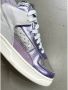 RUN OF Kristal Mid-Top Leren Sneakers Multicolor Dames - Thumbnail 4