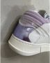 RUN OF Kristal Mid-Top Leren Sneakers Multicolor Dames - Thumbnail 5