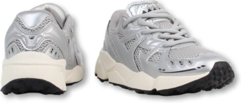 RUN OF Metallica Sneakers voor Moderne Vrouwen Gray Dames
