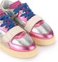 RUN OF Morris Sneaker in roze blauw en zilver leer Pink Dames - Thumbnail 7