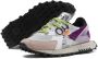 RUN OF Multicolor Leren Sneakers Memory Gel Multicolor Dames - Thumbnail 4