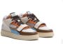 RUN OF Multicolor Leren Sneakers met Rubberen Zolen Multicolor Heren - Thumbnail 2