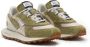 RUN OF Musk Split Leder Sneakers Green Dames - Thumbnail 2