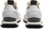 RUN OF Neon M Sneaker Off White Split Leer Beige Heren - Thumbnail 3