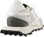 RUN OF Neon M Sneaker Off White Split Leer Beige Heren - Thumbnail 8