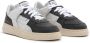 RUN OF Nubuck Leren Sneakers met Memory Gel Multicolor Heren - Thumbnail 2