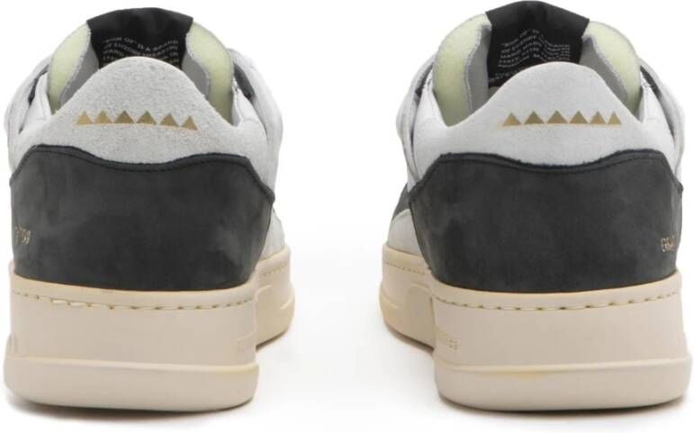 RUN OF Nubuck Leren Sneakers met Memory Gel Multicolor Heren