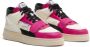 RUN OF Roze Leren Sneakers met Memory Gel Multicolor Dames - Thumbnail 2