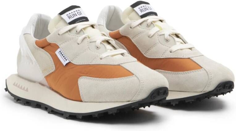 RUN OF Rust Col Sneakers met Exclusiviteitswaarde Orange Heren