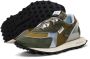 RUN OF Bruine Sneakers met Rode Details Brown Heren - Thumbnail 8