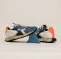 RUN OF MultiColour Sneakers met Suède Nylon en Leer Multicolor Heren - Thumbnail 7