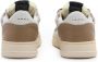 RUN OF Vintage Stijl Leren Sneakers Gray Heren - Thumbnail 6