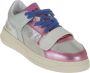 RUN OF Morris Sneaker in roze blauw en zilver leer Pink Dames - Thumbnail 2