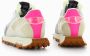 RUN OF Multicolor Leren Sneakers met Roze Fluorescerende Hiel Multicolor Dames - Thumbnail 6