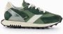 RUN OF Groene Sneakers met Streep Green Heren - Thumbnail 2