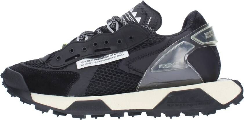 RUN OF Sneakers Zwart Black Dames