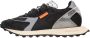 RUN OF Sportieve Chique Sneakers met Reflecterende Stof Multicolor Heren - Thumbnail 8