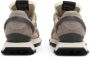 RUN OF Splitleren Sneakers in Taupe Beige Heren - Thumbnail 4