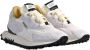 RUN OF Witte Sneakers Hash Stijl - Thumbnail 2