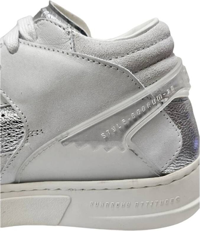 RUN OF Witte Sneakers Multicolor Dames