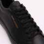 Saint Laurent Zwarte Leren Lage Sneakers Black Heren - Thumbnail 9