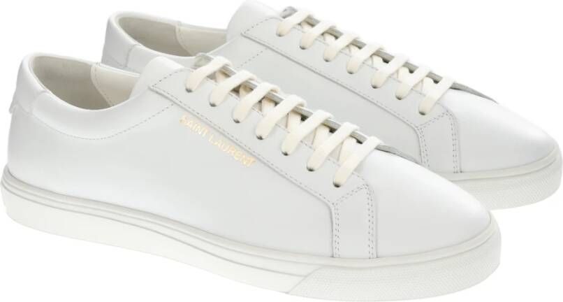 Saint Laurent Andy Witte Sneakers White Heren