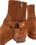 Saint Laurent Wyatt Harness Enkellaarzen Brown Dames - Thumbnail 7