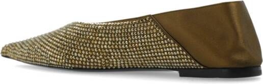 Saint Laurent Ballet Flats `Nour` Yellow Dames