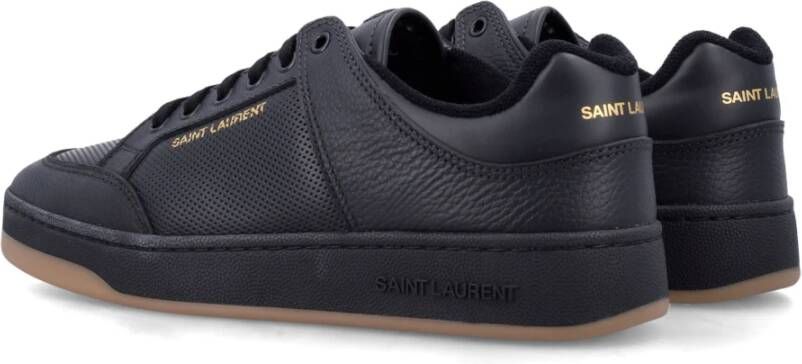 Saint Laurent Black Leather Sneakers SL 61