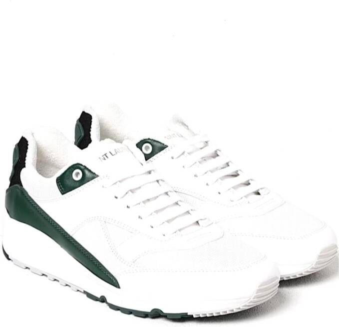 Saint Laurent Blauwe Sneakers met Optische Details