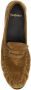Saint Laurent Blokhak Suède Loafers met Logo Brown Heren - Thumbnail 4