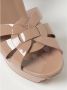 Saint Laurent Blush Pink Platform Sandal Heels - Thumbnail 2