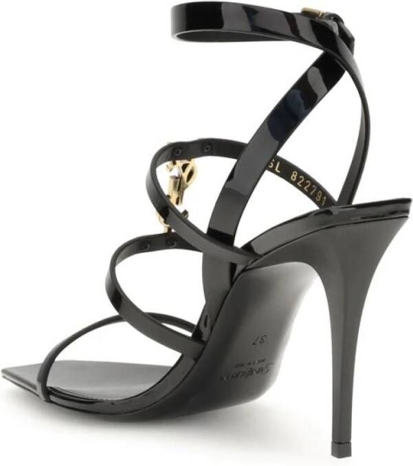 Saint Laurent Cassandra Lakleren Sandalen