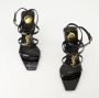 Saint Laurent Cassandra Lakleren Sandalen - Thumbnail 2