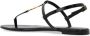 Saint Laurent Zwarte Flip Sandaal Black Dames - Thumbnail 5
