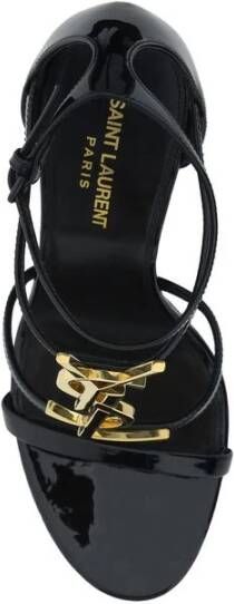 Saint Laurent Cassandra Sandalen met YSL Logo
