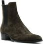 Saint Laurent Bruine Chelsea Boots voor Heren Bruin Heren - Thumbnail 2