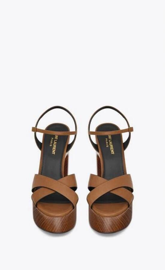Saint Laurent E24 Sandalen Brown Dames
