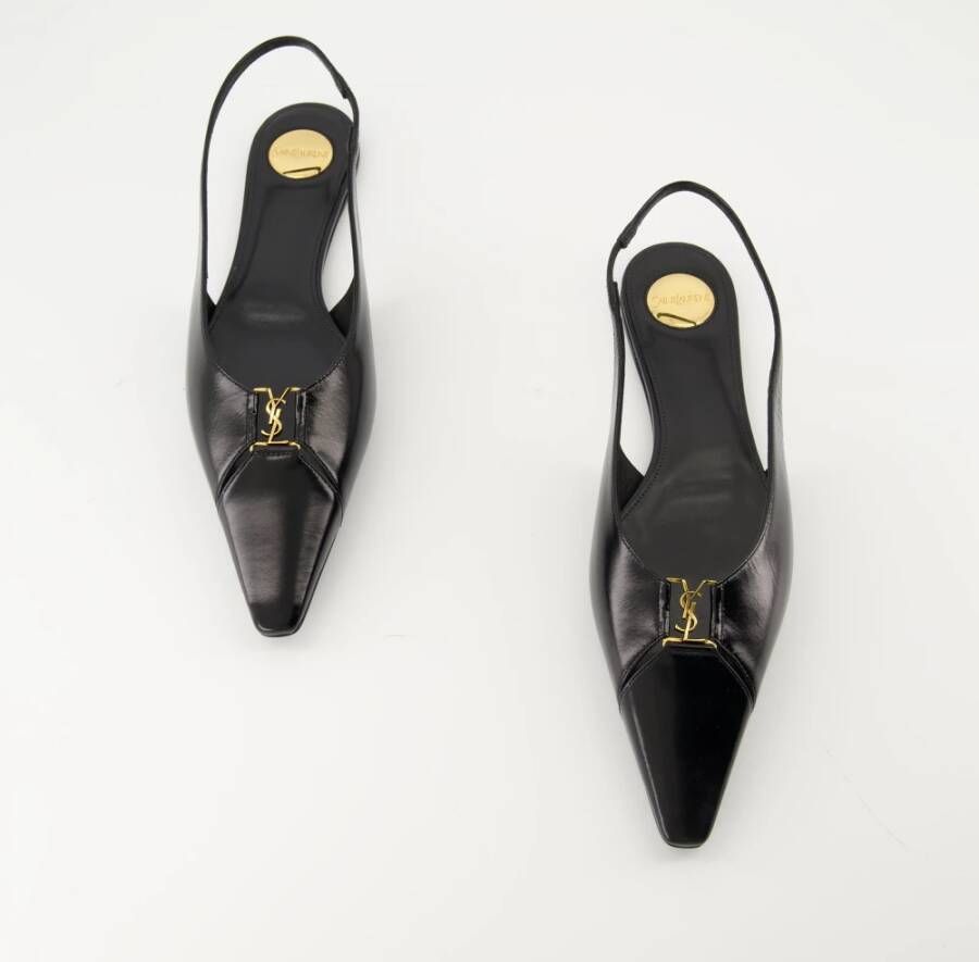 Saint Laurent Elegante Babylone Slingbacks Schoenen