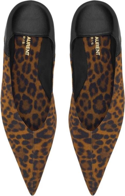 Saint Laurent Elegante Ballerinas met Unieke Stijl
