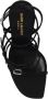 Saint Laurent Elegante kristallen sandalen met multi-gespen - Thumbnail 2