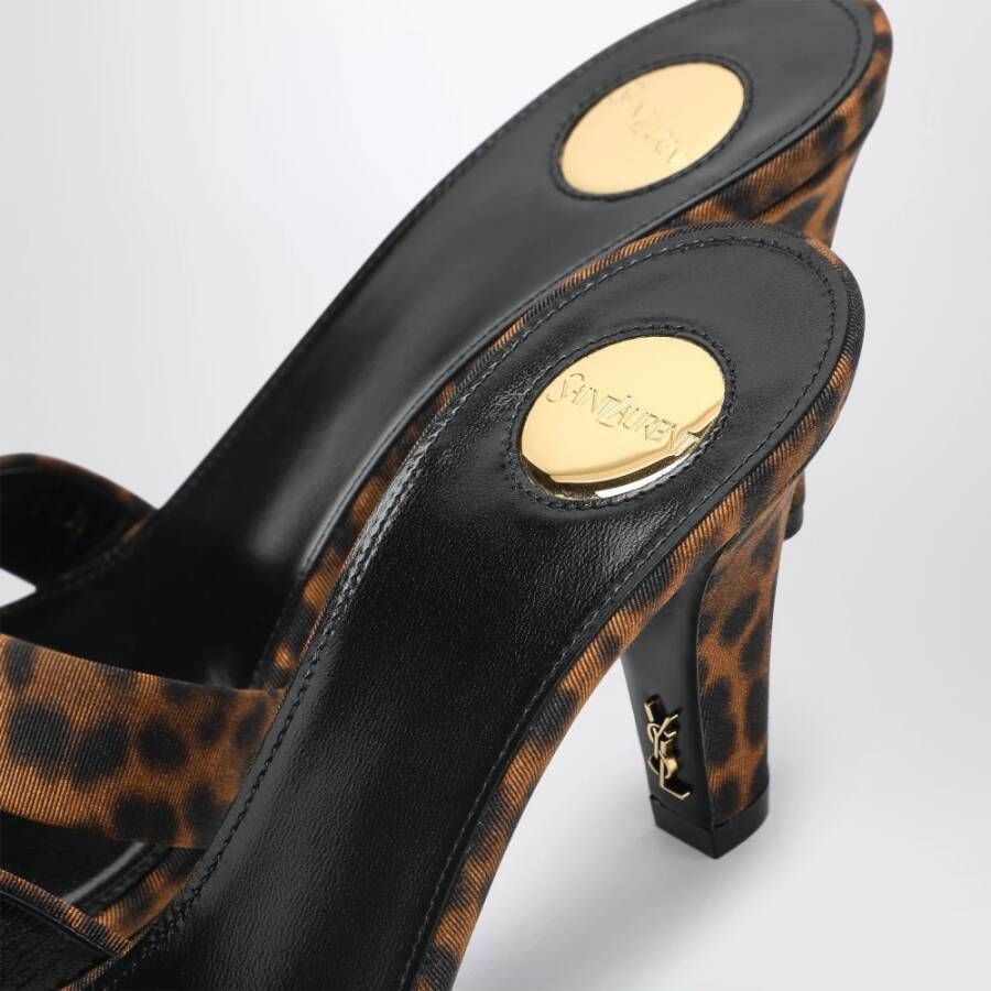 Saint Laurent Elegante Sabot Sandalen