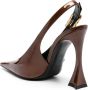 Saint Laurent Slingback pumps Brown Dames - Thumbnail 2