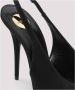 Saint Laurent Elegante Zwarte Slingback Schoenen Black Dames - Thumbnail 6
