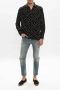 Saint Laurent Canvas Logo Espadrilles Instap Schoenen Black Heren - Thumbnail 3