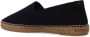 Saint Laurent Canvas Logo Espadrilles Instap Schoenen Black Heren - Thumbnail 5