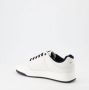 Saint Laurent Geperforeerde leren sneakers met logo print White Heren - Thumbnail 7