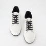 Saint Laurent Geperforeerde leren sneakers met logo print White Heren - Thumbnail 10