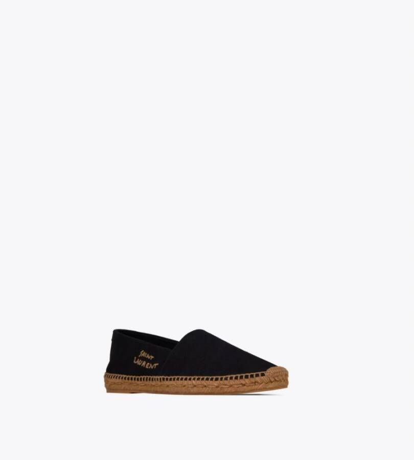 Saint Laurent Geborduurde Canvas Espadrilles
